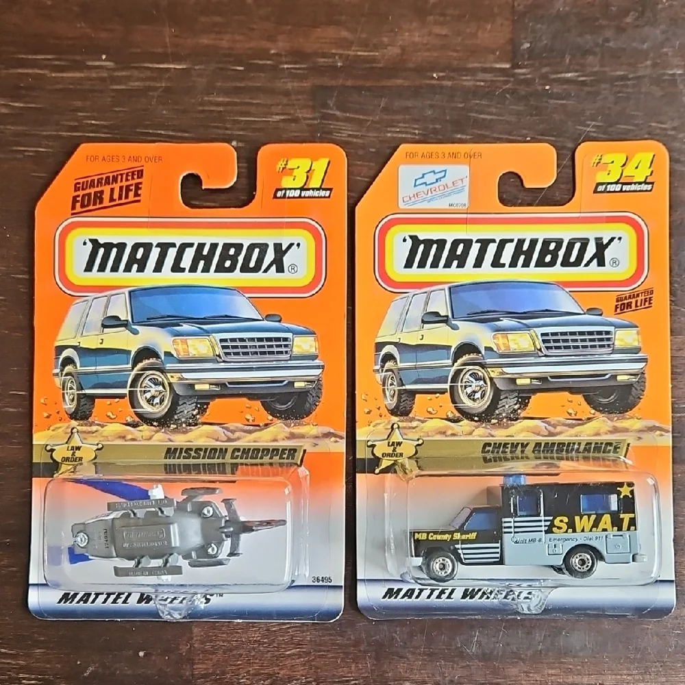2 NWT 1999 Matchbox "Law and Order" Vehicles - Picture 2 of 9